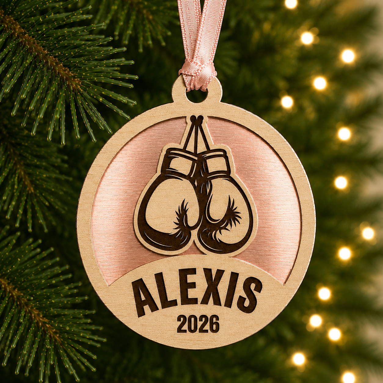 Personalized Boxing Gloves Ornament