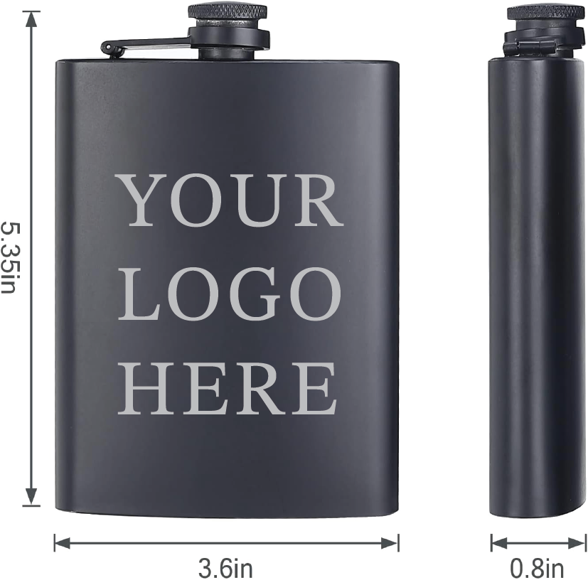 Personalized Military Engraved Stainless Steel Flask