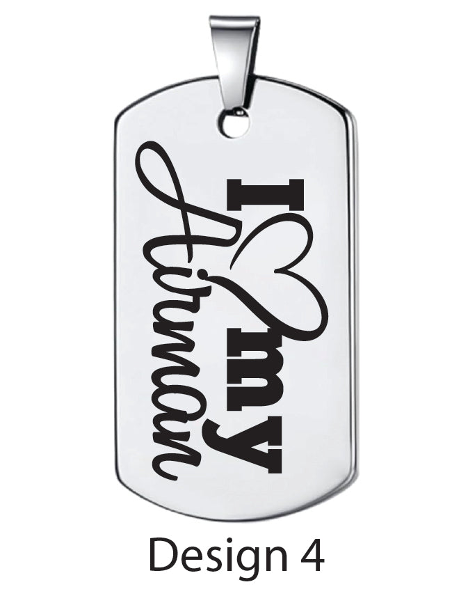 Personalized Commemorative Military Dog Tag