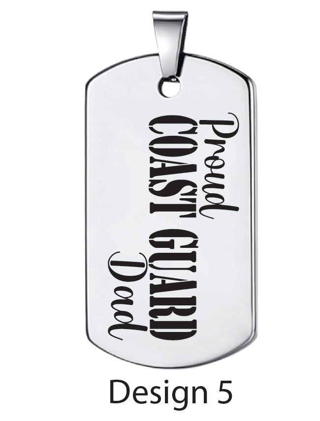 Personalized Commemorative Military Dog Tag