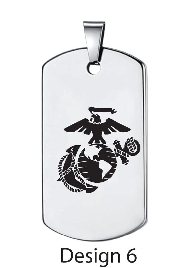Personalized Commemorative Military Dog Tag