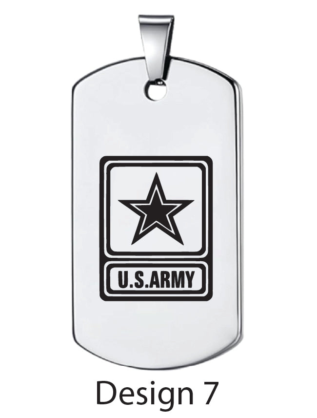 Personalized Commemorative Military Dog Tag
