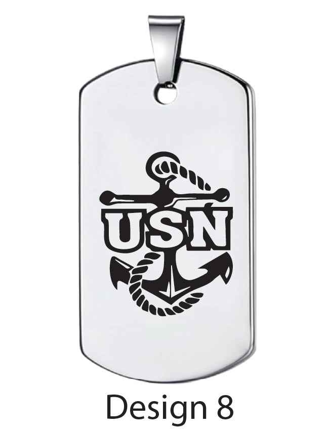 Personalized Commemorative Military Dog Tag