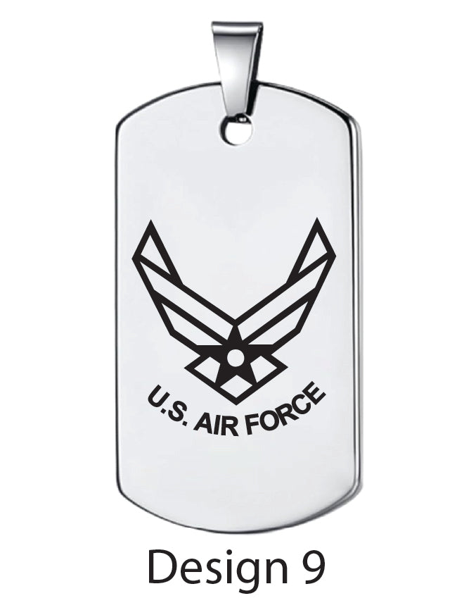 Personalized Commemorative Military Dog Tag