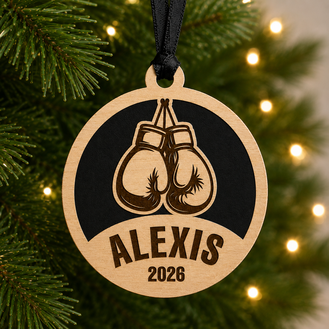 Personalized Boxing Gloves Ornament