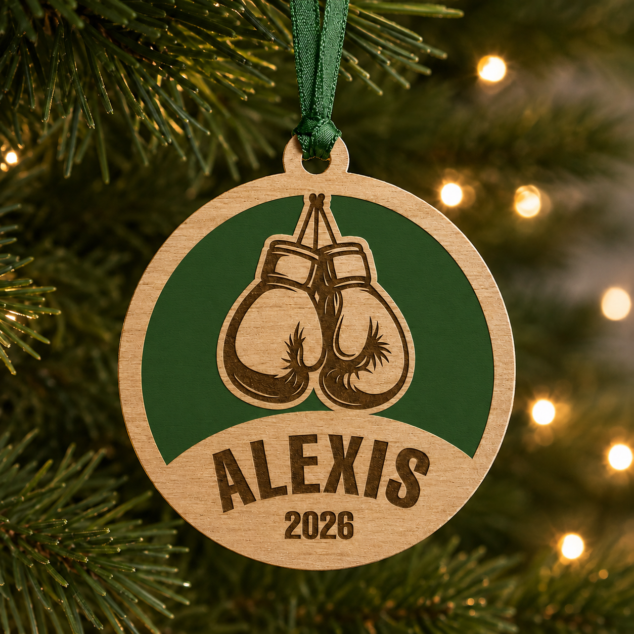 Personalized Boxing Gloves Ornament