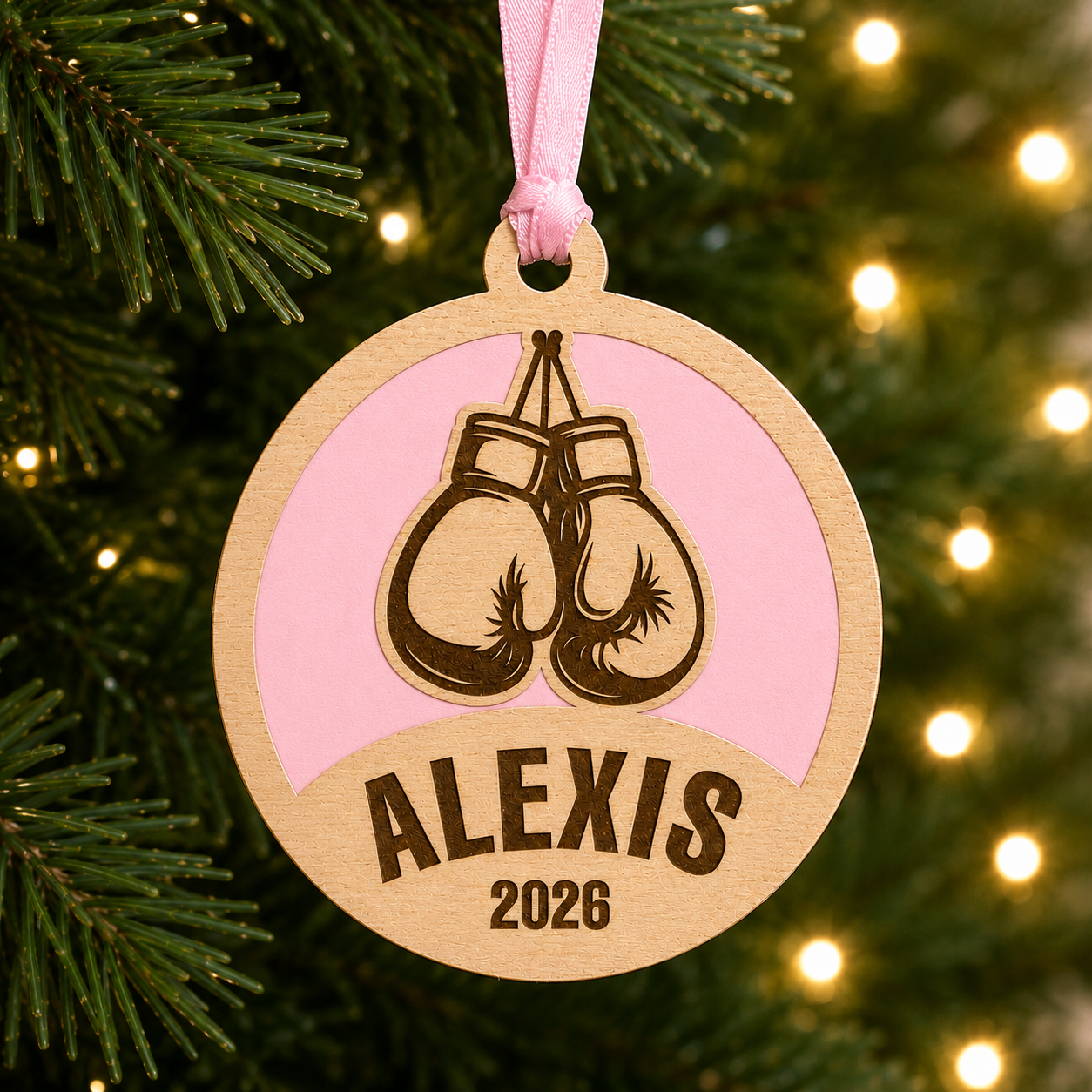 Personalized Boxing Gloves Ornament