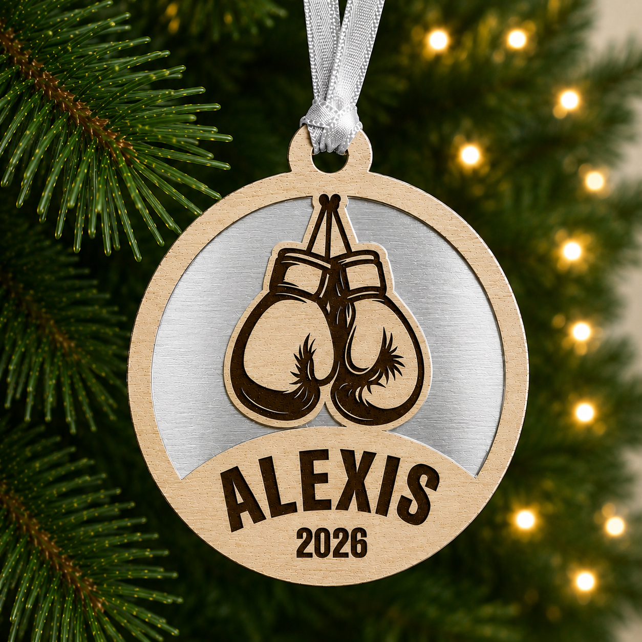 Personalized Boxing Gloves Ornament