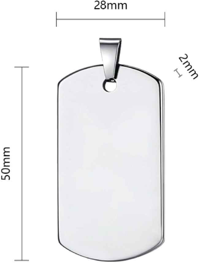 Personalized Commemorative Military Dog Tag